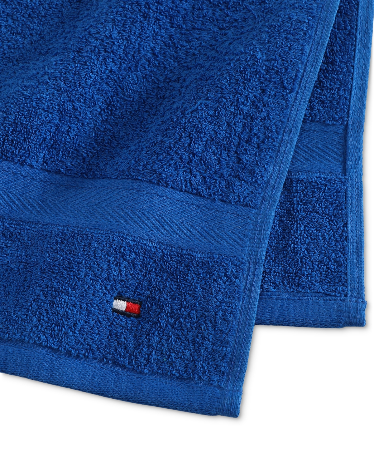 TOMMY HILFIGER HOME MODERN AMERICAN SOLID COTTON HAND TOWEL, 16" X 26" 