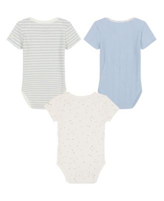 Baby Boys 3-Piece Short Sleeve Bodysuits Set