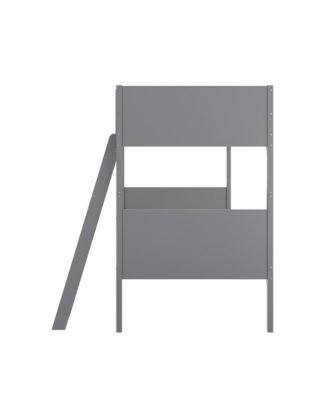 Samuel Kids Bunk Bed With Convertible, Solid Wood Slatted Frame And Easy-To-Climb Ladder With No Box Spring Required