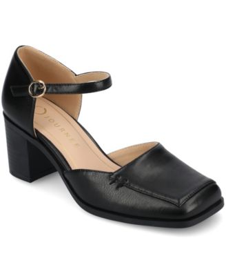 Journee Collection - Collection Women's Evangeline Square Toe Pumps