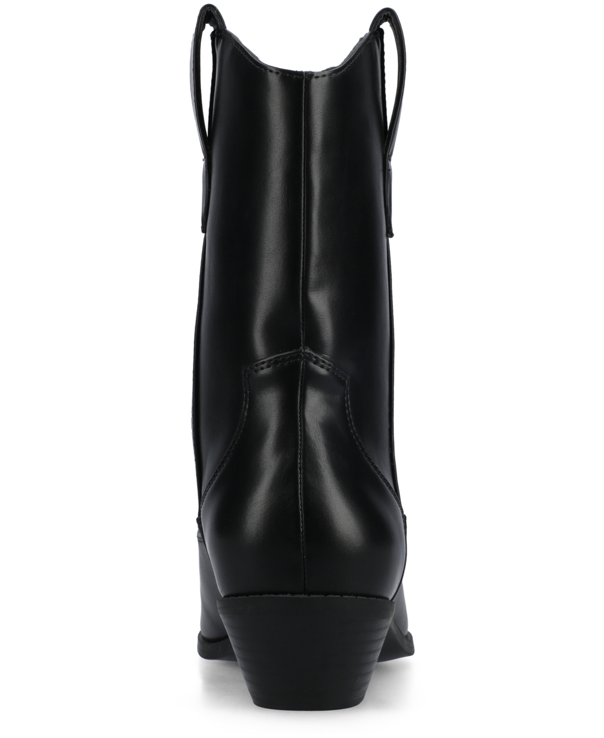 Journee Collection Fritzie Western Ankle Boot In Black