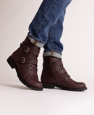Women's Juliah Lace Up Combat Booties