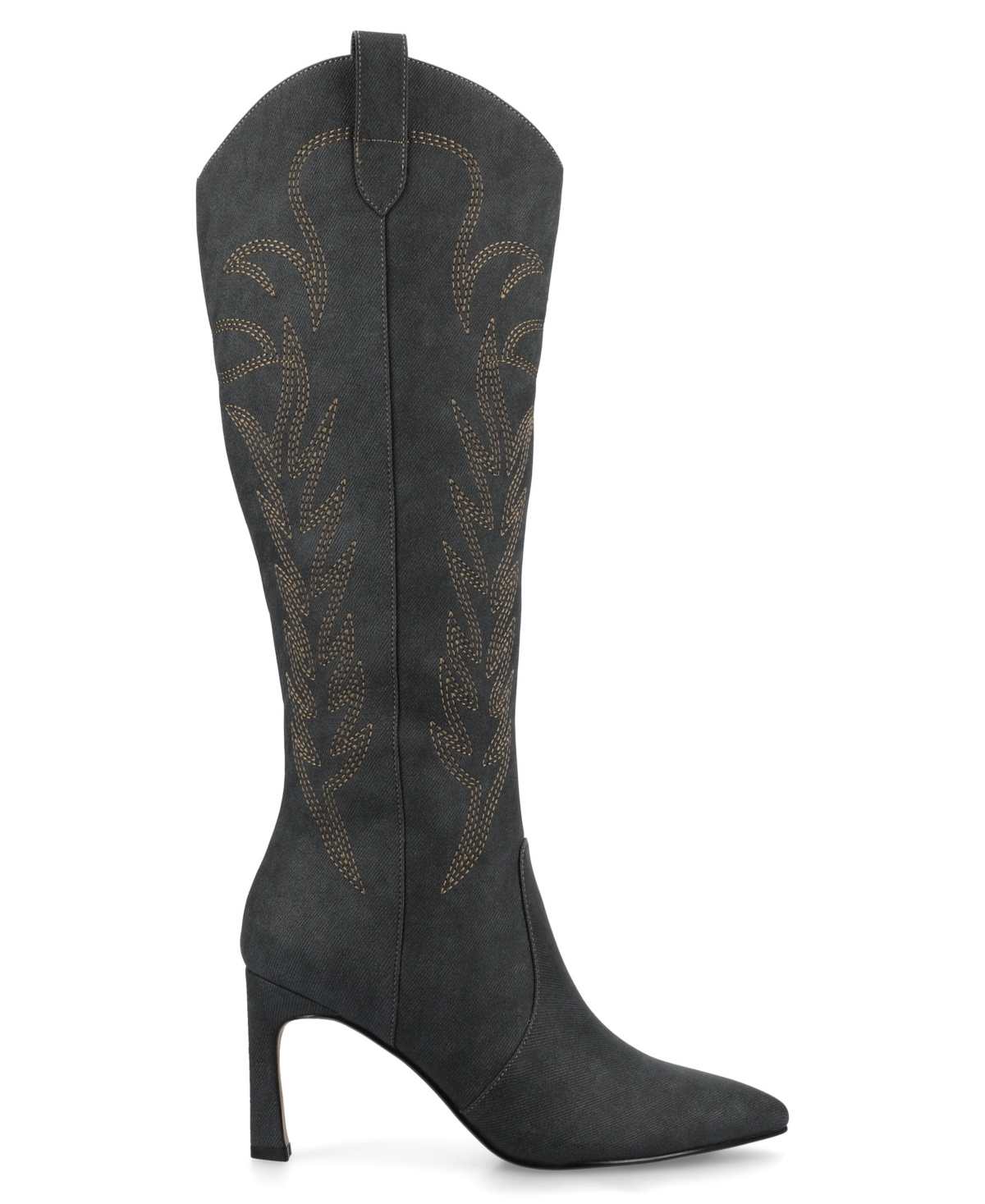 Journee Collection Journee Womens Laramie Knee High Western Boots
