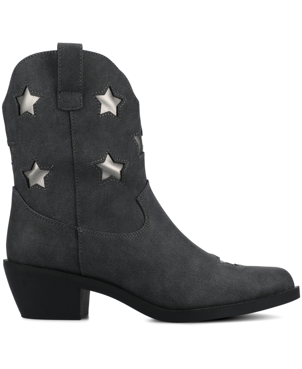 Shop Journee Collection Women's Underwood Cuban Heel Casual Comfort Ankle Booties