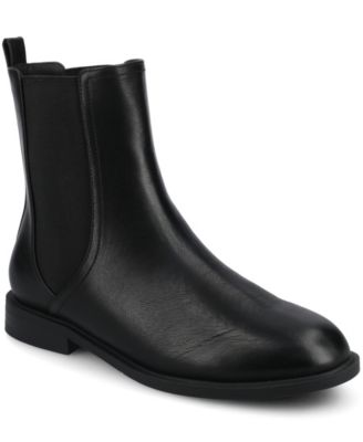 Women's Violet Almond Toe Comfort Chelsea Boots