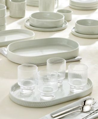 Modulus Serving Platter & Bowl Set