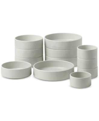 Lenox - Modulus 12-Pc. Porcelain Bowl Set, Service for 4