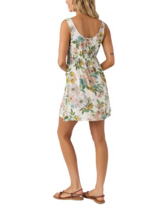 Juniors' Korie Floral-Print Sleeveless Mini Dress