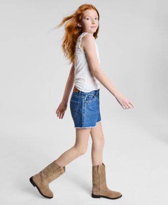 Shop Levi's Levis Big Girls Purl Edge Tank Top A Line Shorts