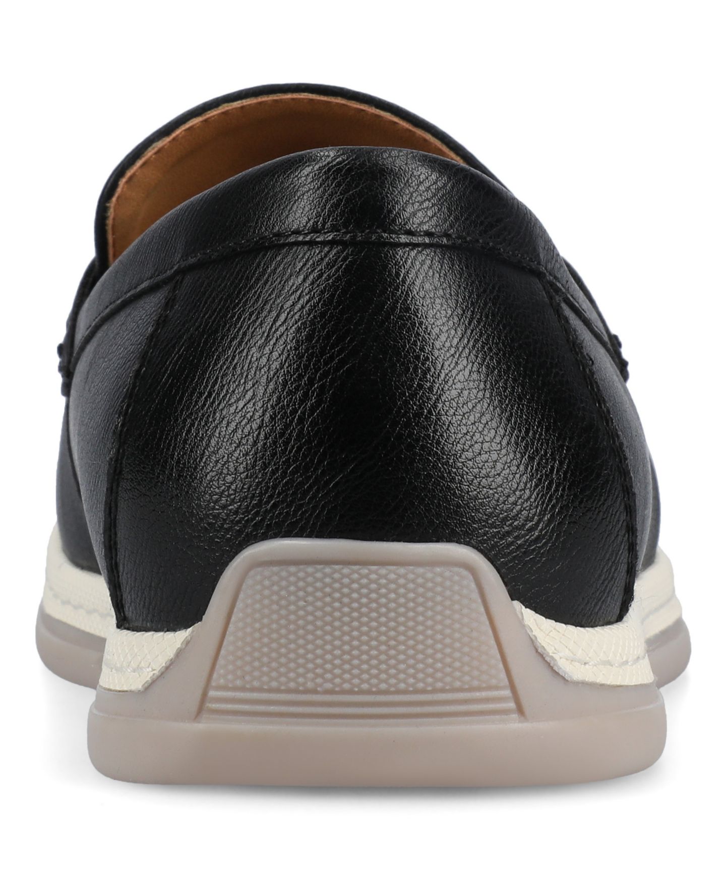 Мужские туфли Vance Co. Brantley Casual Flexible Penny, цвет: Чёрный — фото 3
