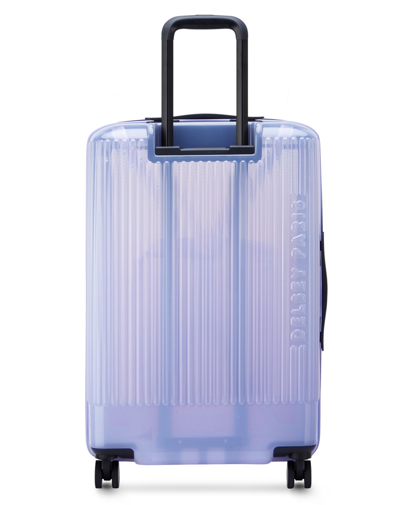 Чемодан florence by mills x Delsey Paris Gotta Glow Medium Hardside Check-In Spinner, цвет: Фиолетовый — фото 7