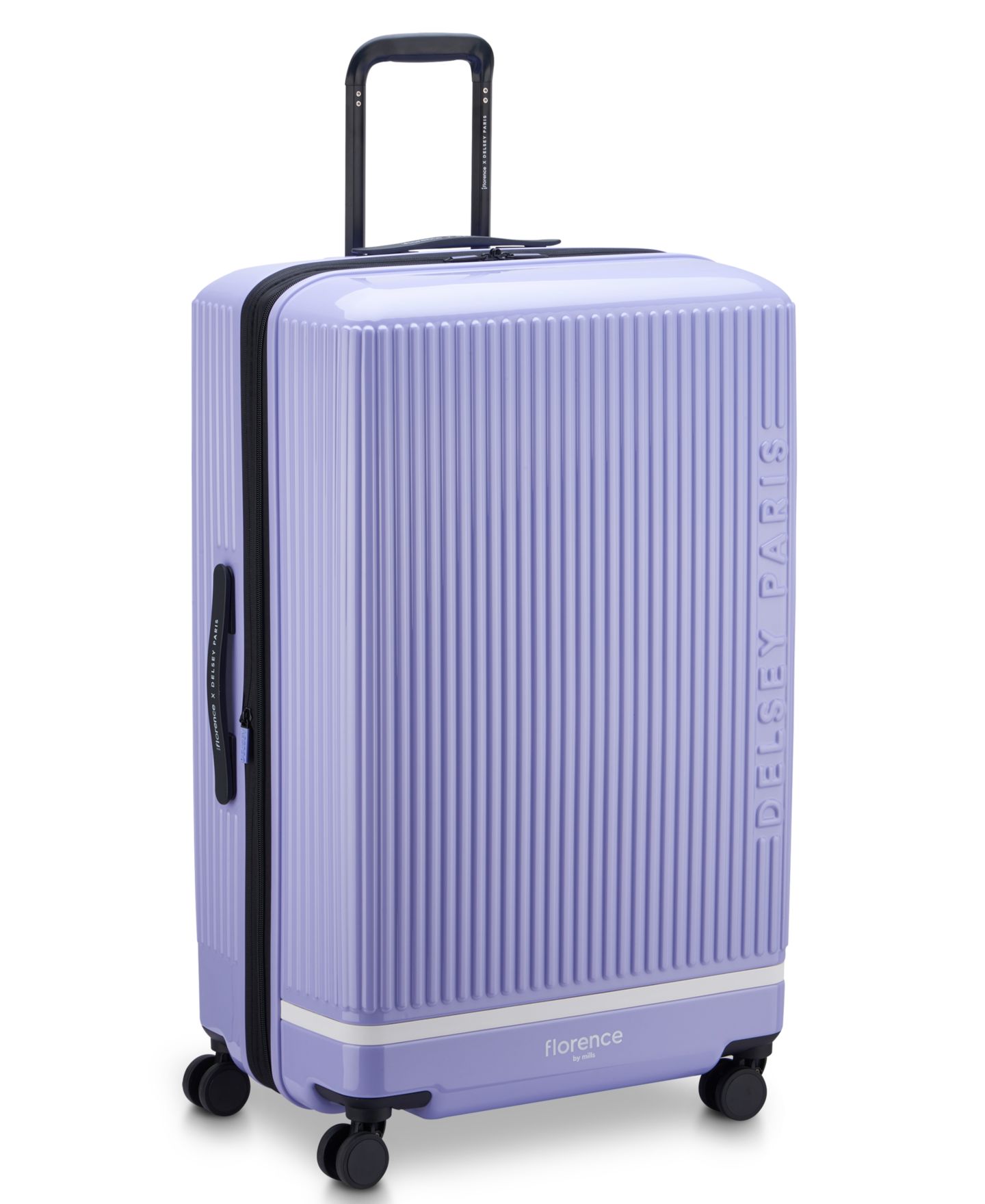 Чемодан florence by mills x Delsey Paris Spin Me Away Large Check-in Spinner, цвет: Лавандовый — фото 2