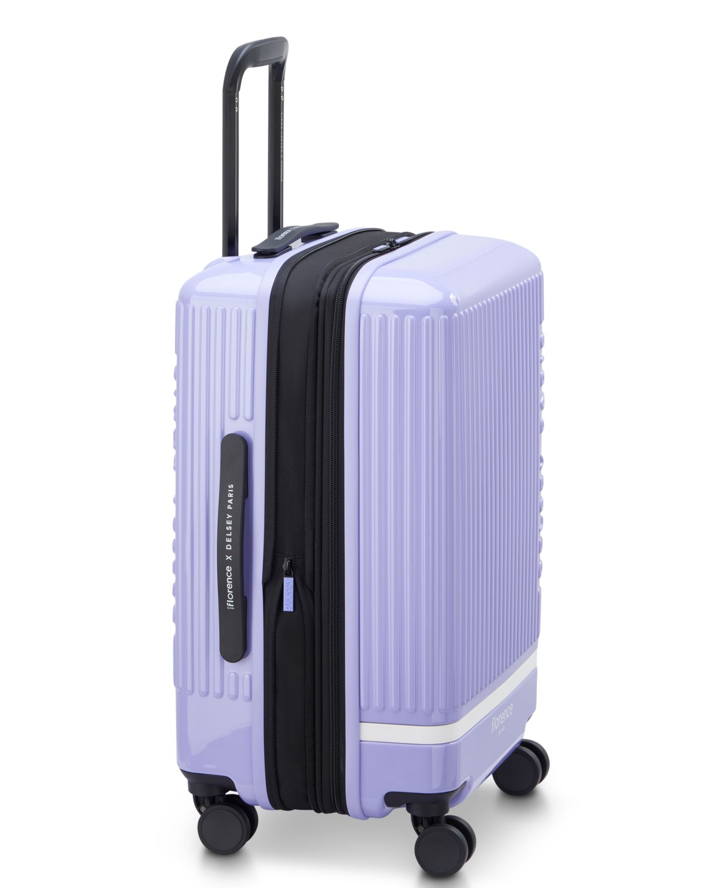 Чемодан florence by mills x Delsey Paris Spin Me Away Carry-on Spinner, цвет: Лавандовый — фото 3