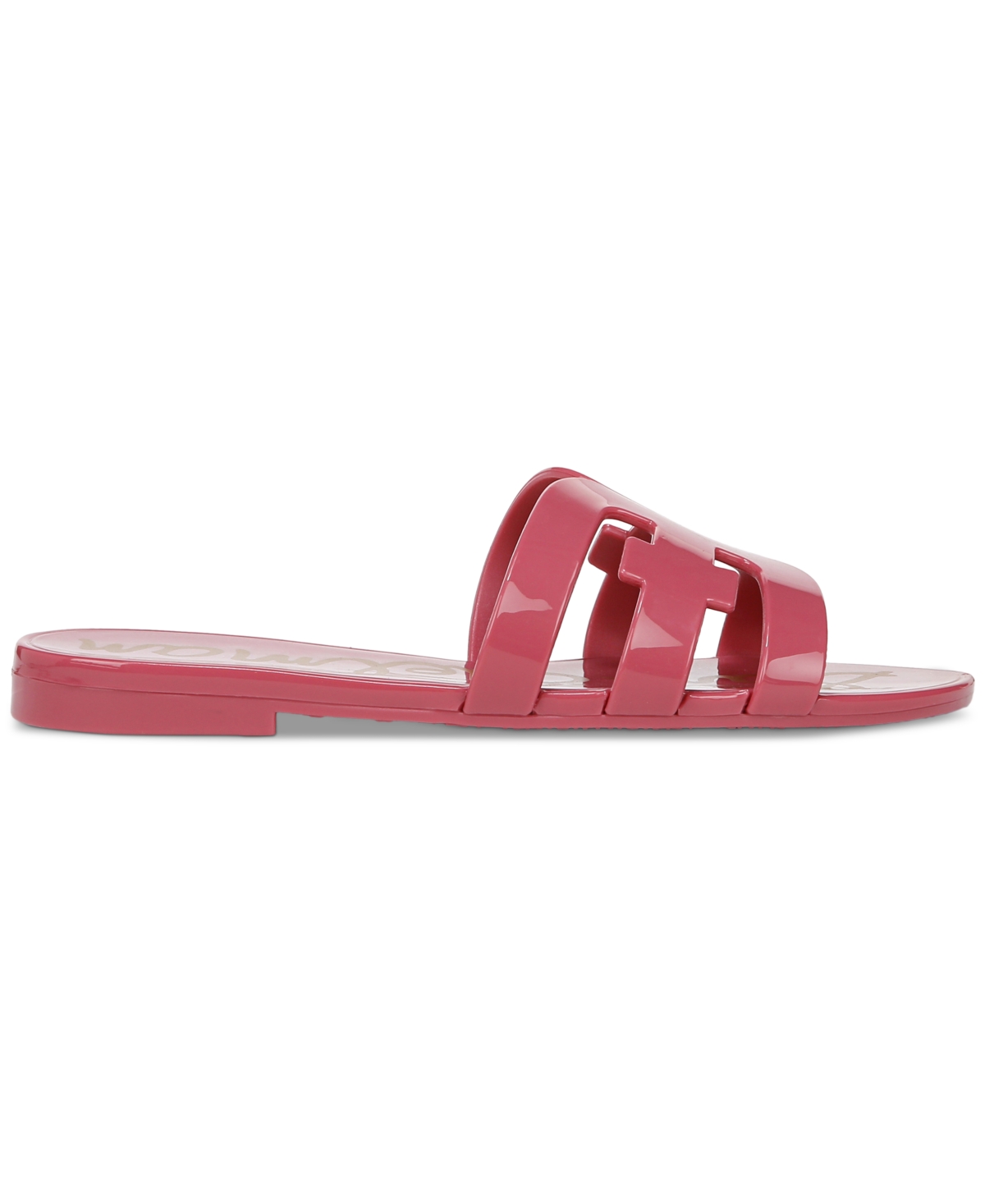 Sam Edelman Women's Bay Jelly Slide Flat Sandals In Pink