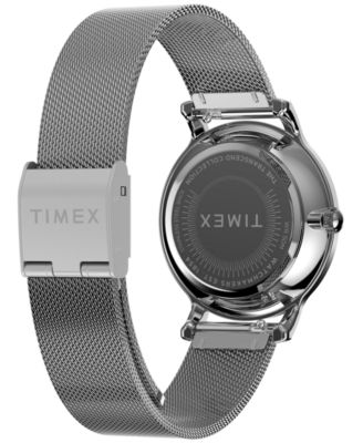 Women's Analog Silver-Tone Stainless Steel Watch, 31mm