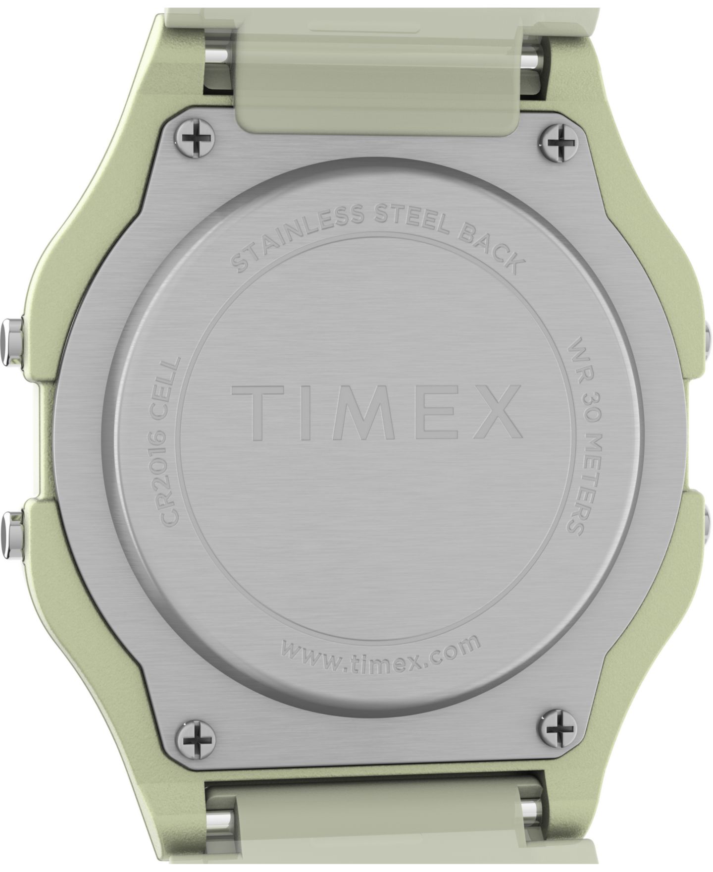 Часы Timex Unisex Digital Yellow Resin Strap Watch, 34mm — фото 5