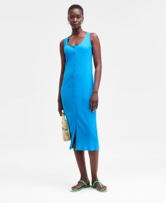 On 34th - Women's Rib-Knit Cardigan Midi Dress