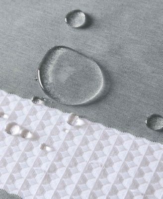 Spa Waffle 3M-Scotchgard Shower Curtain, 36" x 72"