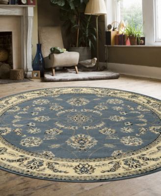 CLOSEOUT! KM Home Pesaro 1596 5'3"x5'3" Round Area Rug