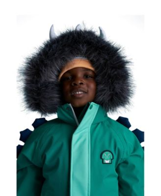 Little Girls Spike the Dinosaur Ski Jacket