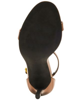 Brazen Two-Piece Stiletto Dress Sandals