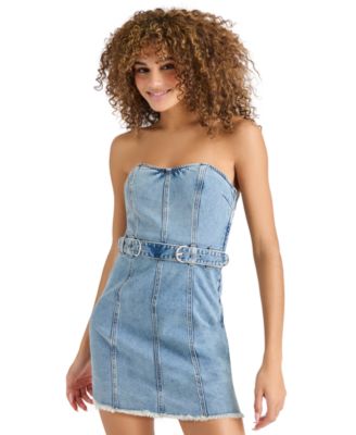 Women's Matilda Strapless Denim Mini Dress