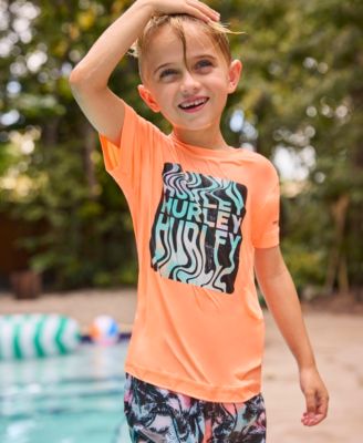 Little Boys Palm Beach Swim Top & Shorts, 2 Piece Set