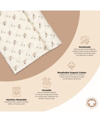 Cotton Poppy Single Swaddle