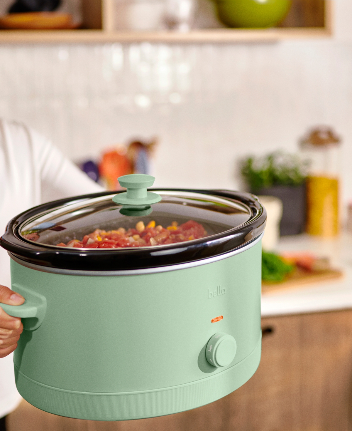 Bella 6-quart Slow Cooker In Seaglass