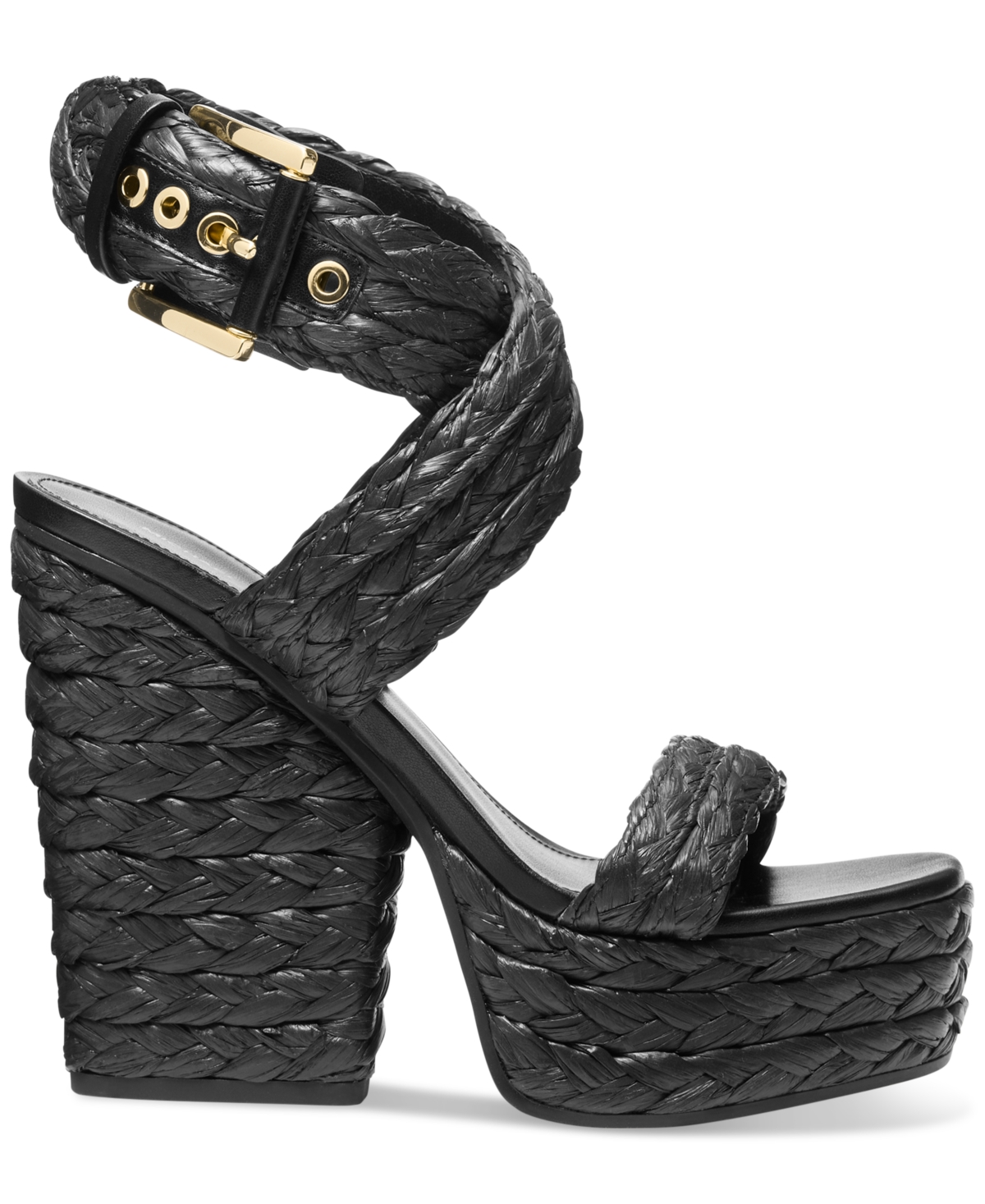 Michael Kors Michael  Women's Rhoda Platform Sandals In Black