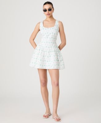 French Connection - Women's Anna Fleur Ruched Minidress