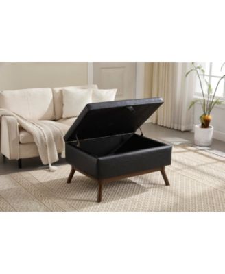 Mid-century modern storage bench/coffee table, Assembled, Living/entry/family room