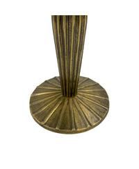 Round Top Drink Table – Elegant Side End Table with Fluted Base