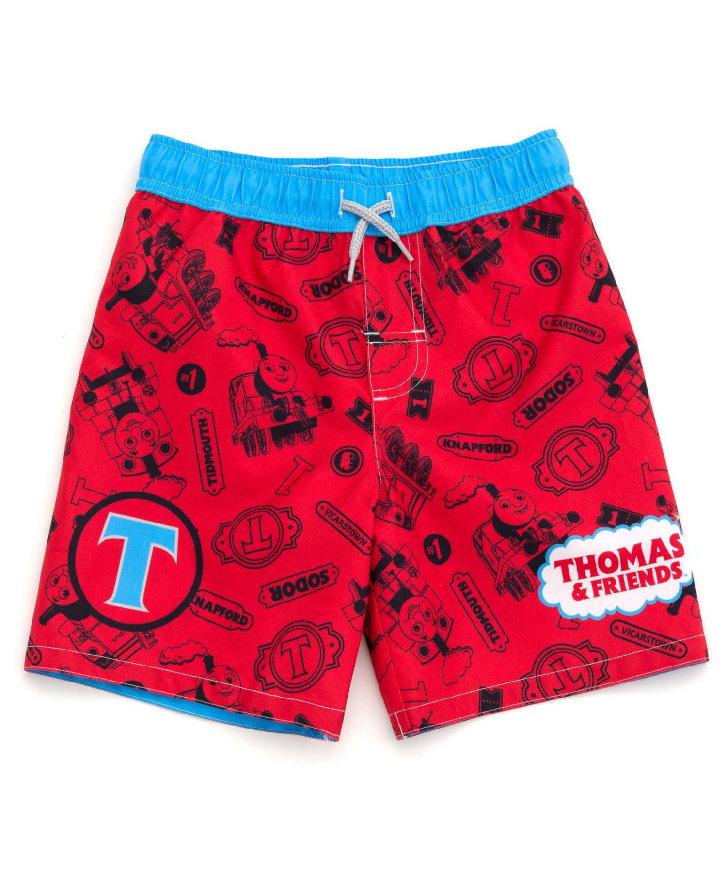 Little Boys Rash Guard and Swim Trunks Outfit Set