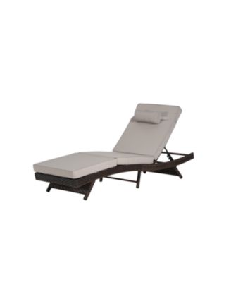 Streamdale Outdoor Wicker Reclining Lounge Chairs (Set of 2) - Beach, Pool, Garden
