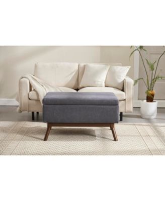  Mid-century modern storage bench/coffee table, Assembled, Living/entry/family room