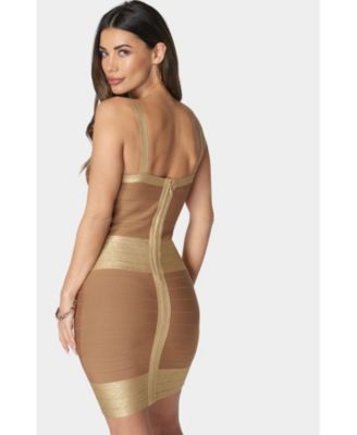 Women's Color Block Bandage Dress