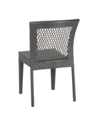 Streamdale Stackable Wicker Patio Chairs - Grey, Durable & Stylish