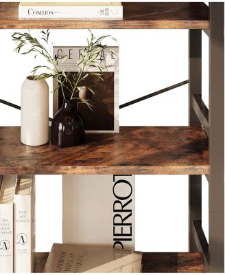 Bookshelves and Bookcases, 31.5in Wide Shelf 5-Tier Ladder Shelf