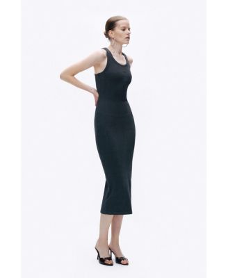Women's Fitted Midi Dress