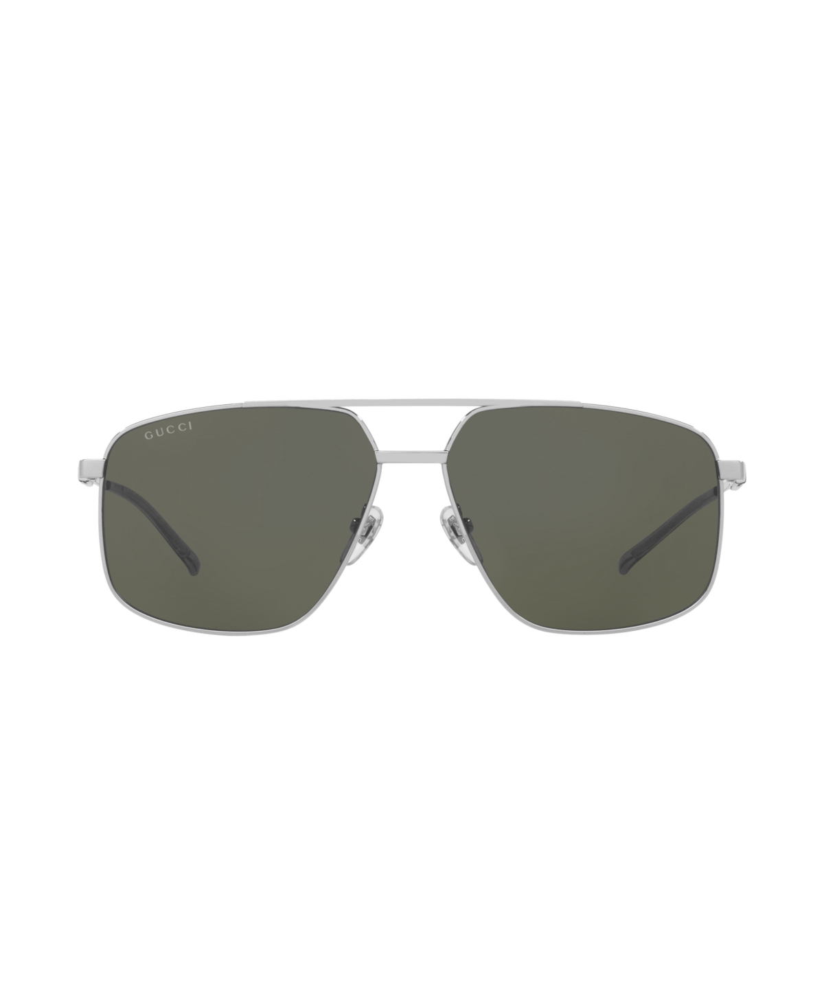 Gucci Eyewear Navigator Frame Sunglasses In Silver