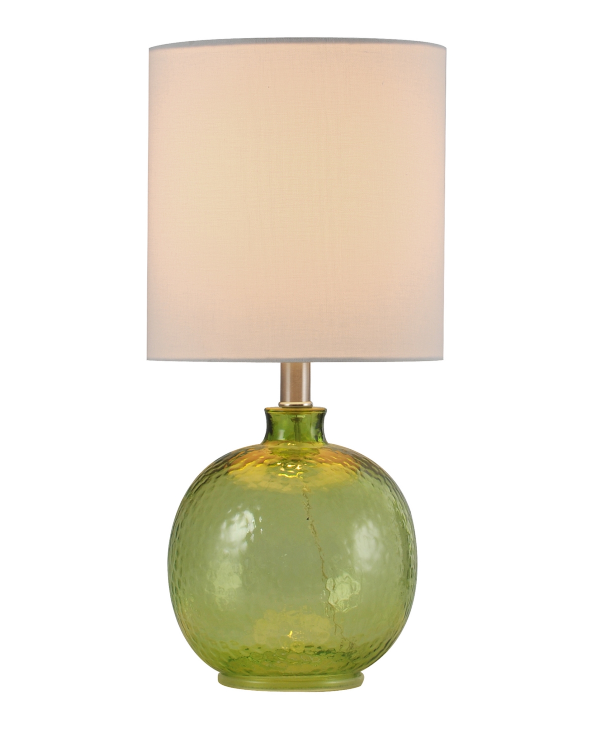 Stylecraft Home Collection 20" Modern Glass Table Lamp In Green