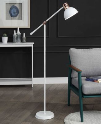 58" Industrial Task Metal Floor Lamp