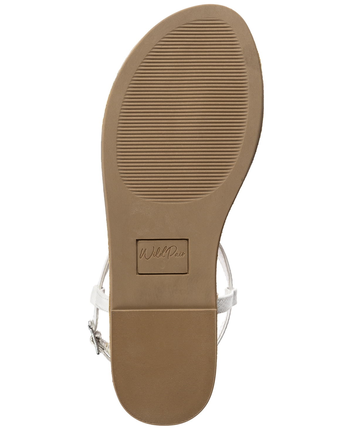 Shop Wild Pair Women's Krisleyy Flat Sandals, Exclusively At Macy's In White