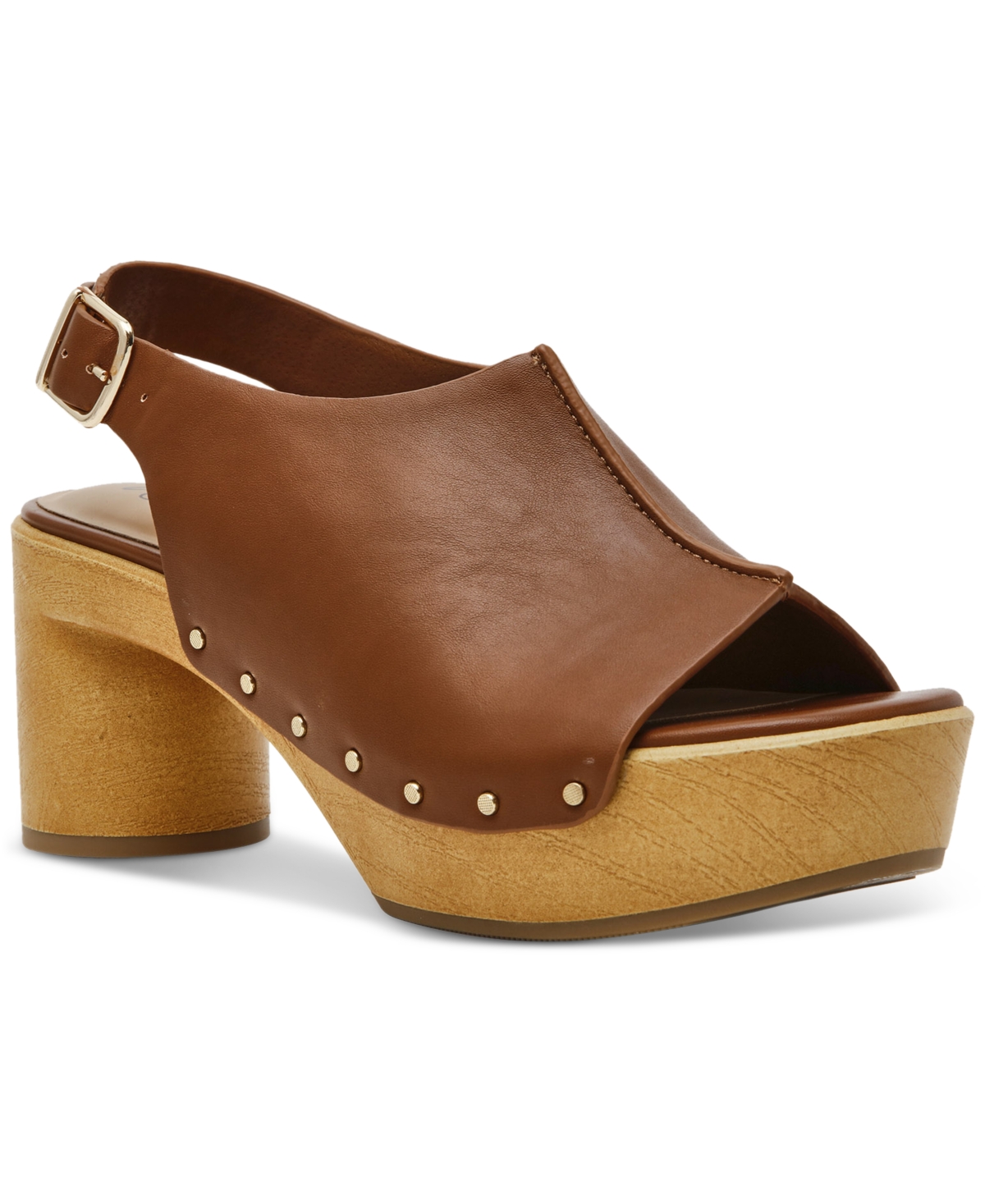 Women's Evelyynn Studded Sandals, Exclusively at Macy's - Acorn Brown