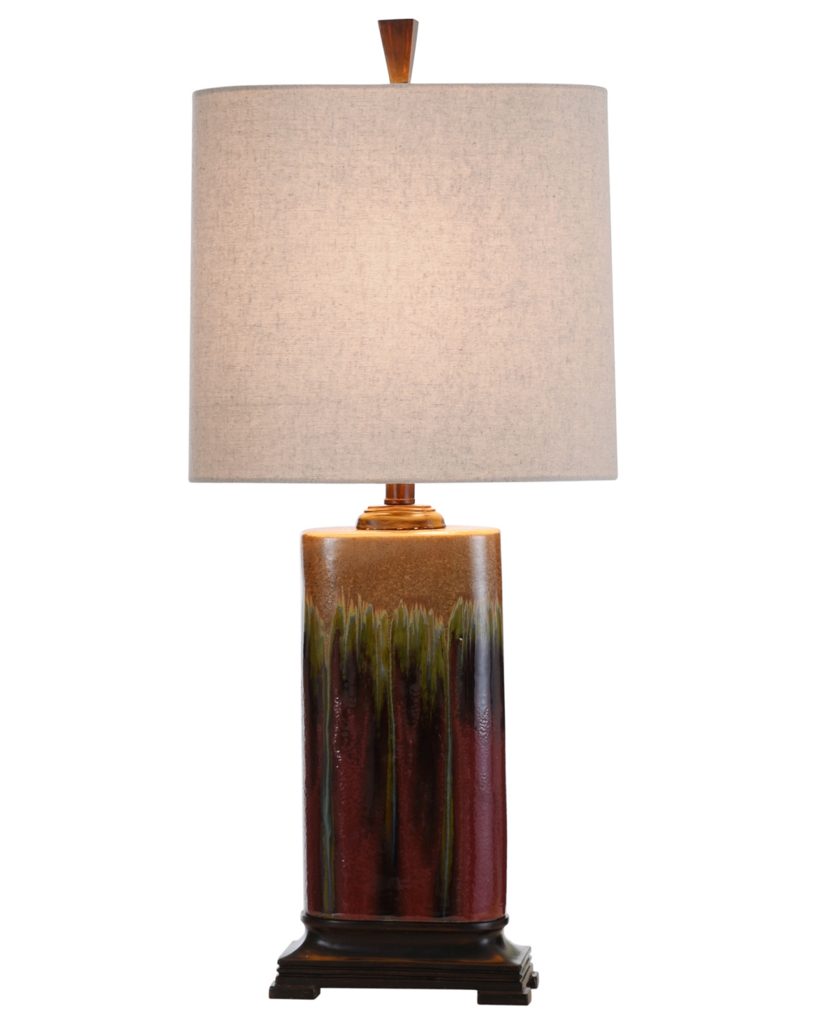 STYLECRAFT HOME COLLECTION 32" TANDOORI SPICE ARABIC CERAMIC TABLE LAMP 
