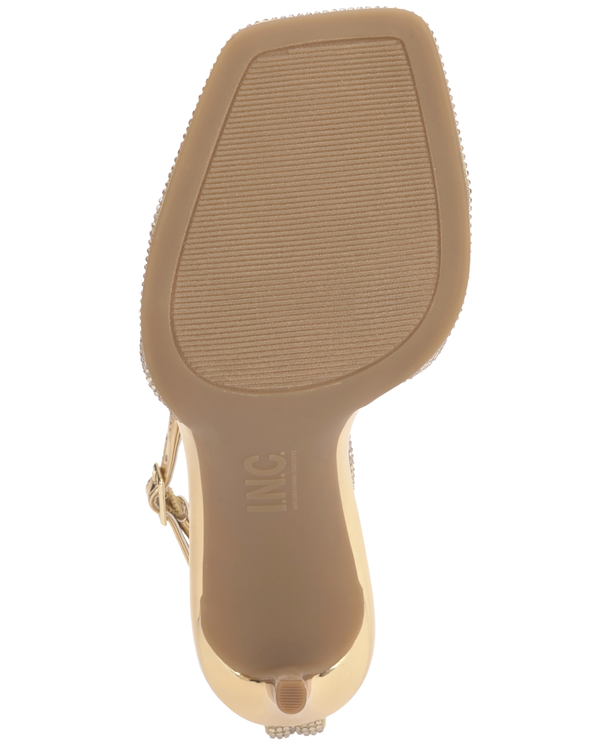 Shop Inc International Concepts Women's Tahara Evening Sandals, Exclusively At Macy's In Gold Bling