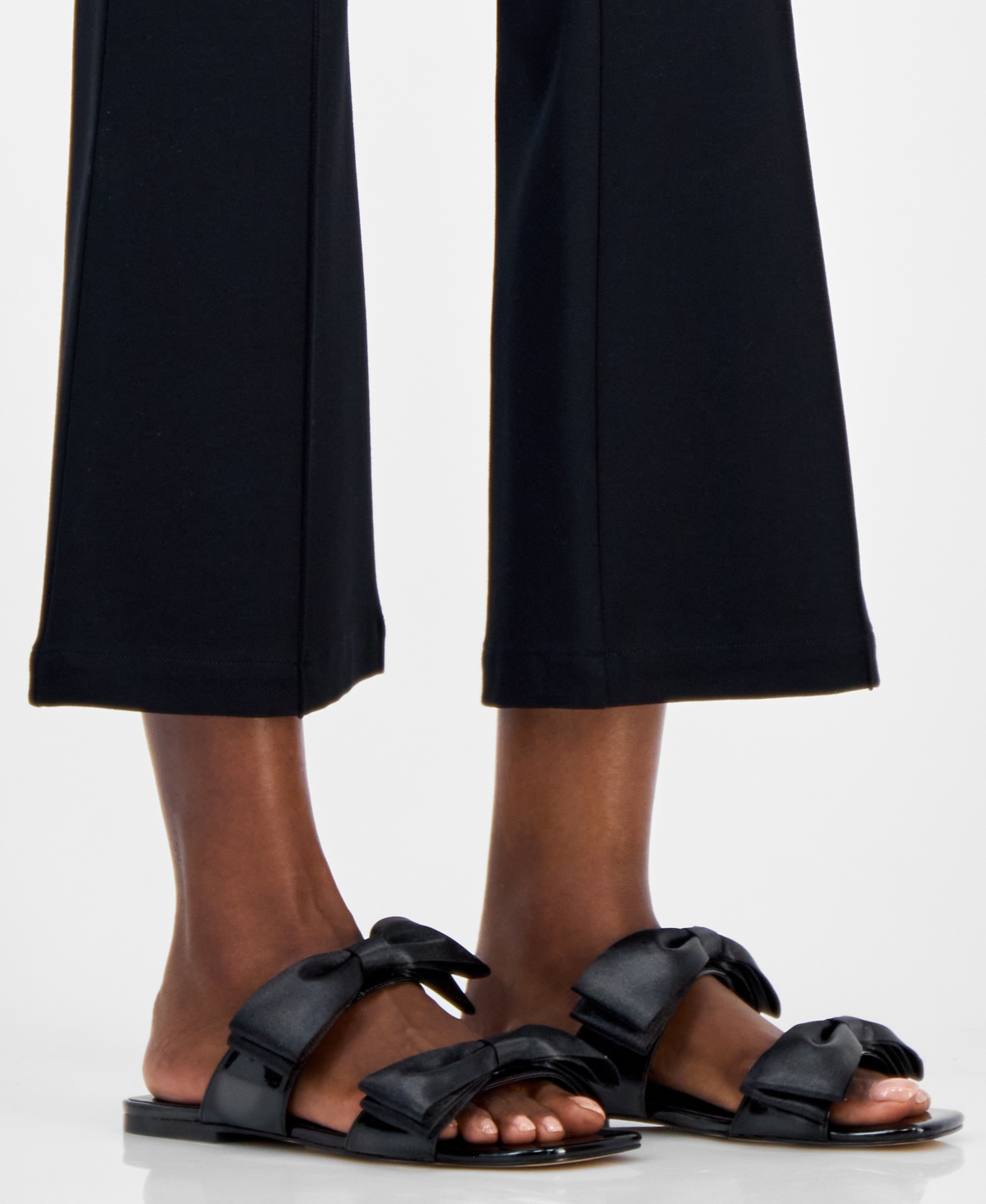 Aaj By Aminah Women's Jody Bow Flat Sandals