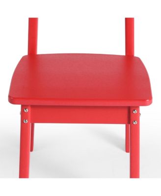 Kids 5-Piece Modern HDPE Dining Table and Chairs Set