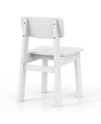 Kids 5-Piece Modern HDPE Dining Table and Chairs Set